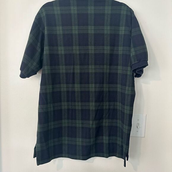 Vintage Polo Ralph Lauren Blackwatch Plaid Polo Shirt L - Picture 5 of 6